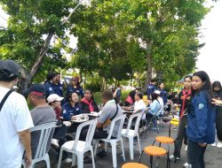 TBM Komodo HMPD Undana Kupang Gelar Pemeriksaan Kesehatan Masyarakat di Arena CFD