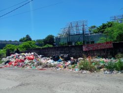 Sampah Berserakan di Pinggir Jalan P. Piet Manehat, Kota Kupang, Warga Keluhkan Bau Tak Sedap