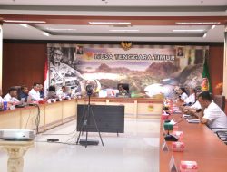 Pj. Gubernur Ayodhia Kalake Pimpin Acara High Level Meeting Tim TPID NTT