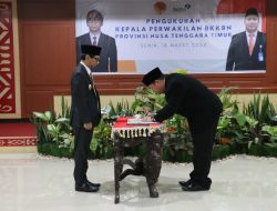 Pj. Gubernur Kukuhkan Kepala Perwakilan BKKBN NTT
