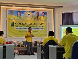 Buka Academy Golkar NTT ; Ini Penegasan Melki Laka Lena