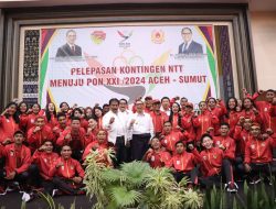 Pj. Gubernur Lepas 188 Atlet NTT Menuju PON XXI Aceh-Sumut 2024