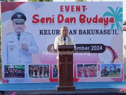 Asisten Administrasi Umum Sekda Buka Festival Seni dan Budaya Kelurahan Bakunase II 