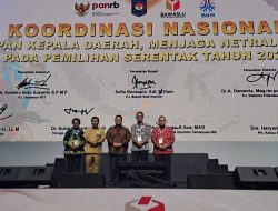 Rakor Bersama Bawaslu RI, Pj. Gubernur Andriko Susanto Tegaskan Netralitas ASN pada Pilkada Serentak 2024