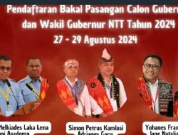 KPU Tetapkan Tiga Pasang Cagub – Cawagub NTT, Hari Ini Pengundian Nomor Urut
