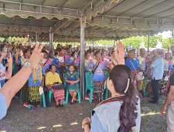 Tulus Membangun NTT, Reny Un Ajak Masyarakat TTS Pilih Melki – Johni di Pilgub NTT