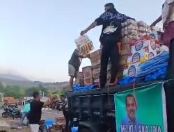 Bantuan Kemanusiaan Melki – Johni untuk Korban Erupsi Gunung Lewotobi Tiba di Pengungsian