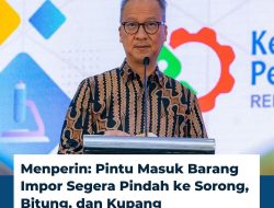 Menperin Tetapkan Pelabuhan Kupang Jadi Pintu Masuk Import, Melki Laka Lena Berikan Apresiasi