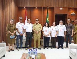 Audiensi PMI NTT, Gubernur Melki Minta Donor Darah Rutin pada Setiap Momentum