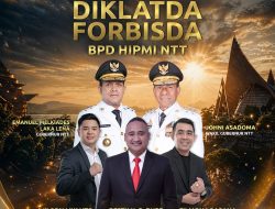 Hari Ini HIPMI NTT Gelar Diklatda, Rakerda, dan Forbisda di Kupang