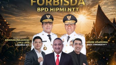 Hari Ini HIPMI NTT Gelar Diklatda, Rakerda, dan Forbisda di Kupang