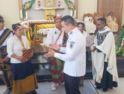 Sebanyak 49 Pasutri Ikrar Janji Pernikahan di Gereja Katolik St. Andreas Lasiana
