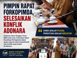 Selesaikan Konflik Adonara, Gubernur Melki Pimpin Rakor Forkopimda