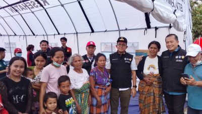 Berkantor di Labuan Bajo, Gubernur Melki Gaspol Percepat Penanganan Gempa Flores
