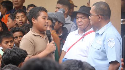 Gubernur Melki Sambangi Seminari Mataloko, Serahkan Bantuan dan Suntik Semangat Para Seminaris