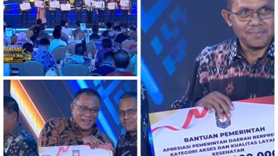 Gubernur Melki Bawa Pulang Dua Penghargaan Terbaik Nasional dan Dana Rp 4 Miliar