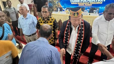 Tahir Foundation Salurkan Bantuan Gempa Flores, Siapkan 100 Rumah untuk Korban